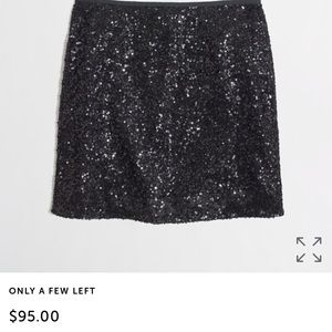 J.crew Factory Mini Sequin Skirt